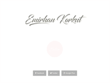 Tablet Screenshot of emirhankorkut.com